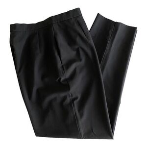 Talbots Black Flat Front Dress Pants
